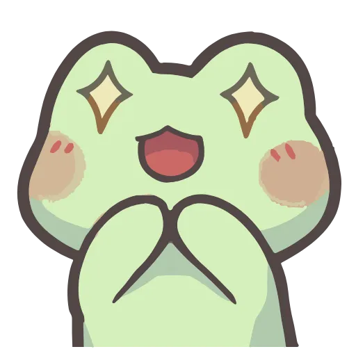 Стикер 14 froggy stickers