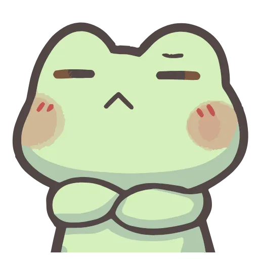 Стикер 10 froggy stickers