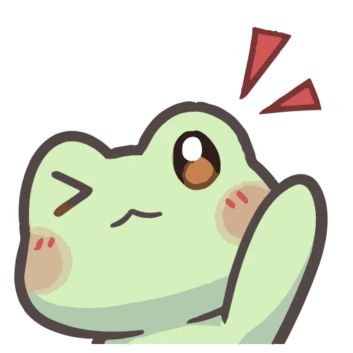 Стикер 33 froggy stickers