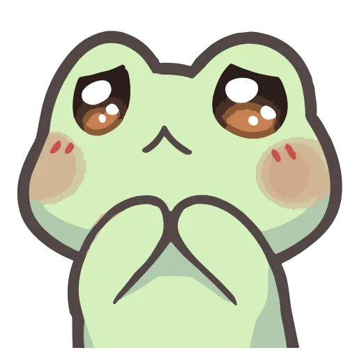 Стикер 13 froggy stickers