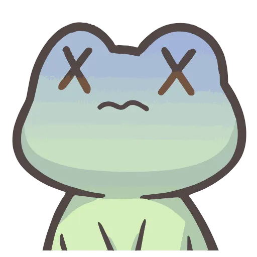 Стикер 7 froggy stickers
