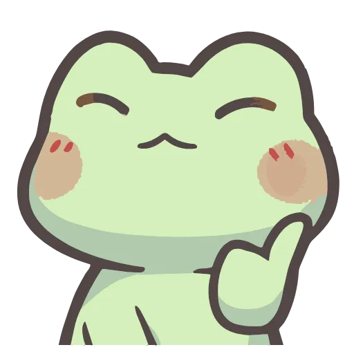 Стикер 11 froggy stickers