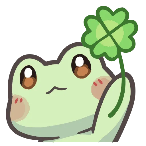 Стикер 34 froggy stickers