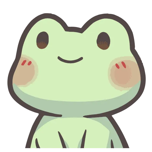 Стикер 5 froggy stickers