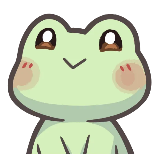 Стикер 4 froggy stickers