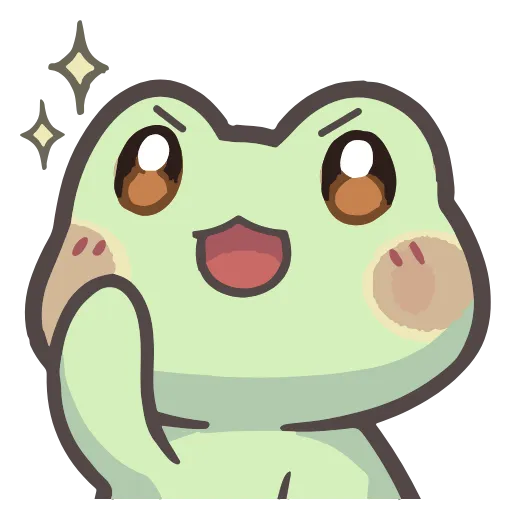 Стикер 20 froggy stickers