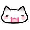 🤩 Эмодзи «Нежные буквы и котики» для Telegram