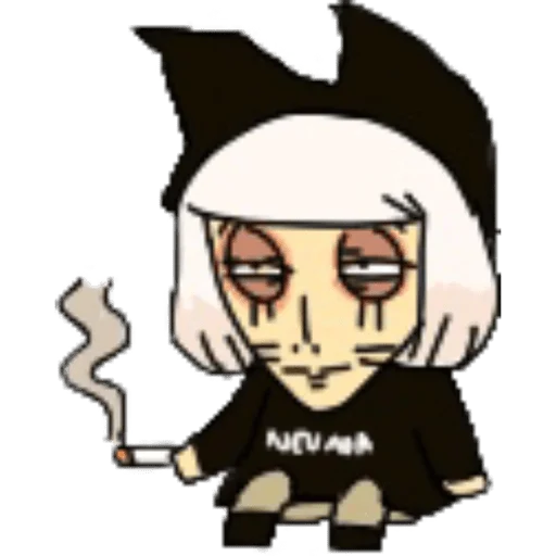 🚬 Стикер «Nyen! Ranfren» для Telegram