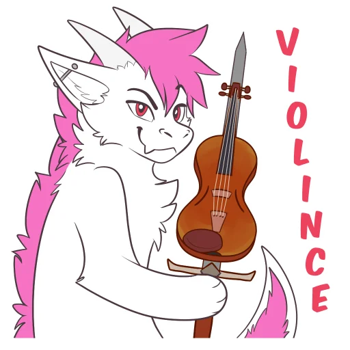 🎻 Стикер «Nylla» для Telegram