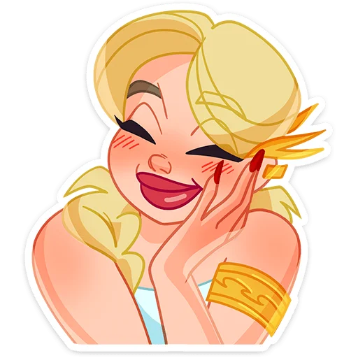 ☺️ Стикер «Аня» для Telegram