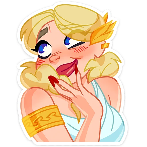 👩 Стикер «Аня» для Telegram