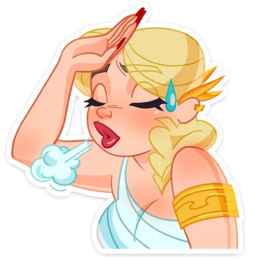 😔 Стикер «Аня» для Telegram