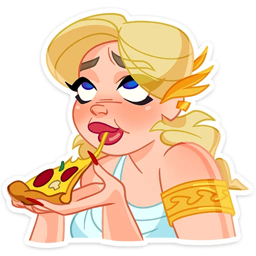 🍕 Стикер «Аня» для Telegram