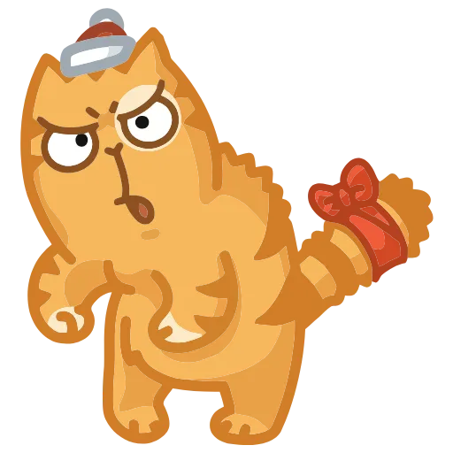 👊 Эмодзи «Новогодний Персик» для Telegram