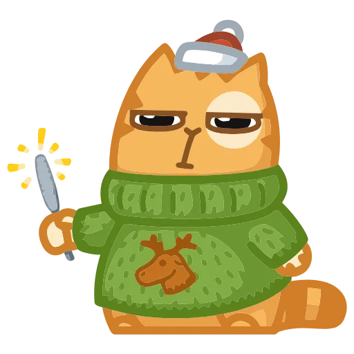 🎄 Эмодзи «Новогодний Персик» для Telegram