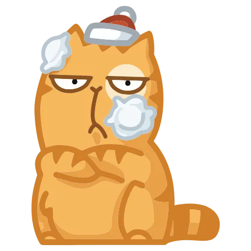 😐 Эмодзи «Новогодний Персик» для Telegram