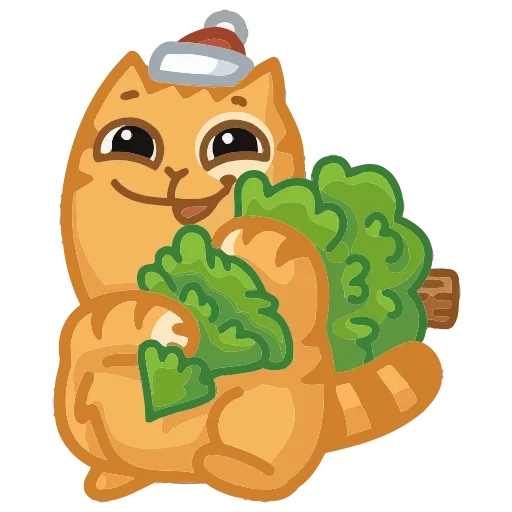 🎄 Эмодзи «Новогодний Персик» для Telegram
