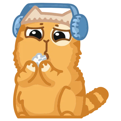 🎧 Эмодзи «Новогодний Персик» для Telegram