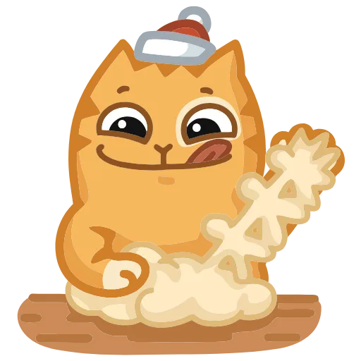🙂 Эмодзи «Новогодний Персик» для Telegram