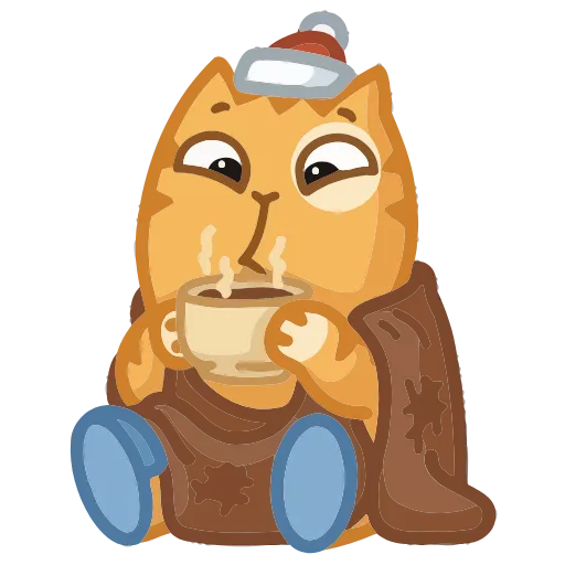☕ Эмодзи «Новогодний Персик» для Telegram