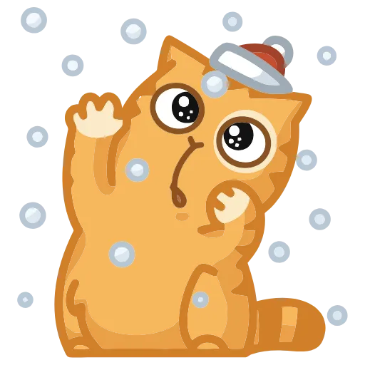 ❄️ Эмодзи «Новогодний Персик» для Telegram