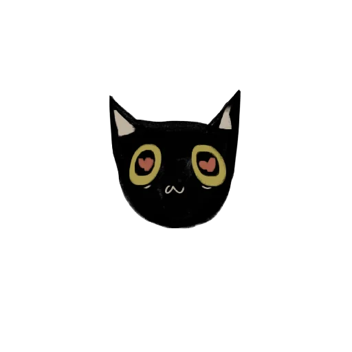 😄 Стикер «Black kitty» для Telegram