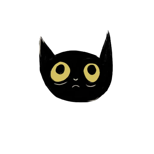 💞 Стикер «Black kitty» для Telegram