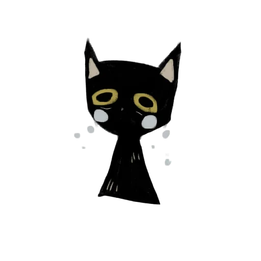 😄 Стикер «Black kitty» для Telegram