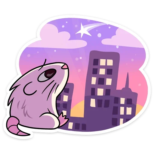 🌃 Стикер «Снежная Нутри» для Telegram