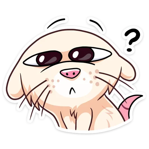 ❓ Стикер «Снежная Нутри» для Telegram
