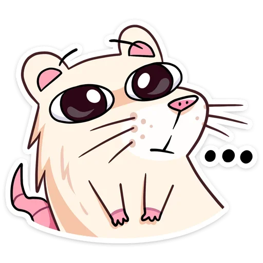🤔 Стикер «Снежная Нутри» для Telegram
