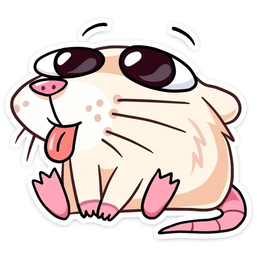 😛 Стикер «Снежная Нутри» для Telegram