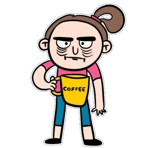 ☕️ Стикер «Нытя» для Telegram
