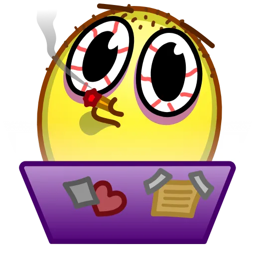 Стикер 42 Face Emoji #emoji