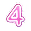Стикер 30 Буквы #font #decor #foradmins