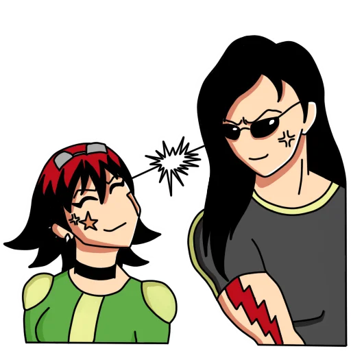 😡 Стикер «Oban star racers» для Telegram