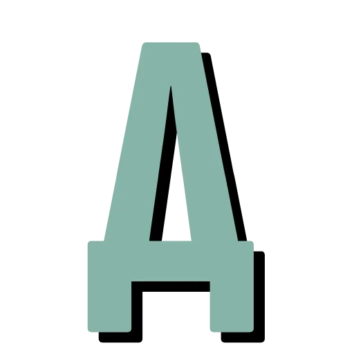🤍 Эмодзи «Алфавит и эмодзи в качестве при увеличении» для Telegram