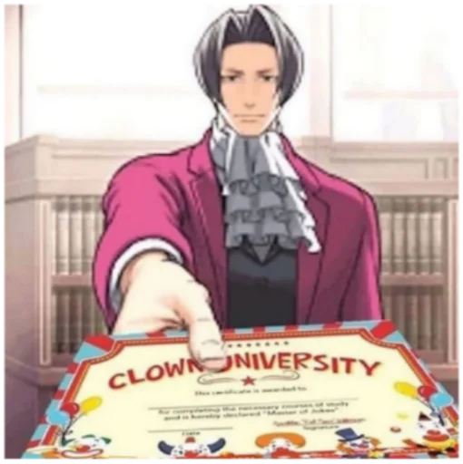🤡 Стикер «Objection!» для Telegram