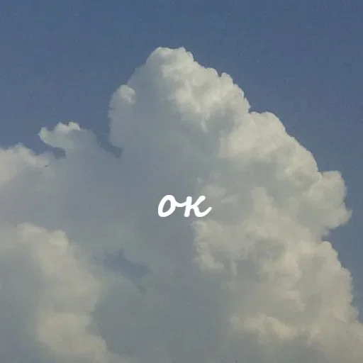 👌 Стикер «Облачные фразы» для Telegram