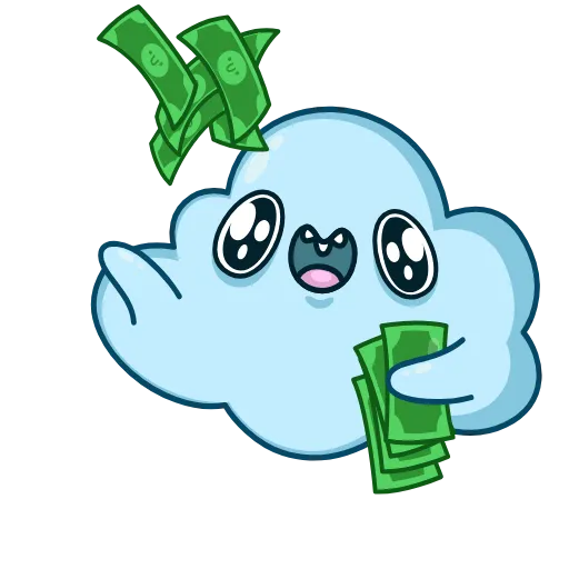 💰 Стикер «Облачко» для Telegram