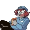 🍟 Эмодзи «Five nights of flirting» для Telegram