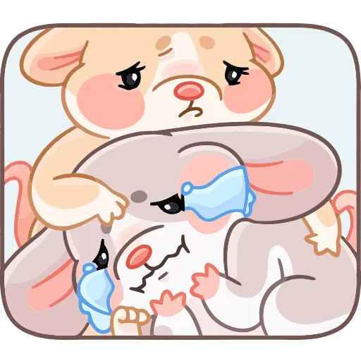 😨 Эмодзи «Тёплые Обнимышки» для Telegram