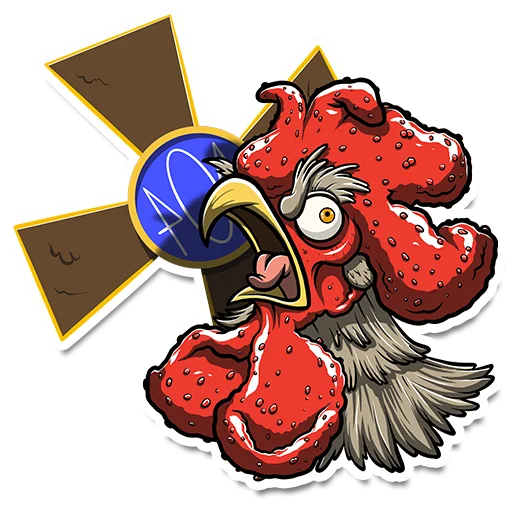 🐔 Стикер «OBSERVERAGENT» для Telegram