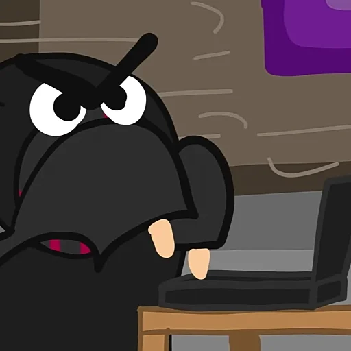 😠 Стикер «Obsidian time» для Telegram
