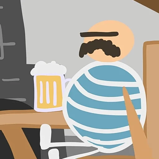 🍺 Стикер «Obsidian time» для Telegram