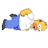 Стикер 20 OCEAN Emoji - ещё один треш-пак мемных эмоджи гифок