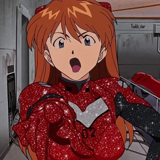 🩸 Стикер «Asuka Langley Soryu» для Telegram