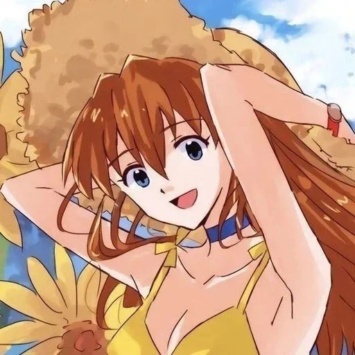 🩸 Стикер «Asuka Langley Soryu» для Telegram