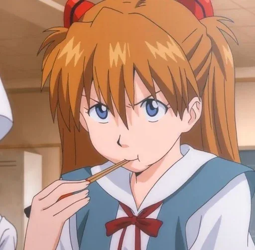 🩸 Стикер «Asuka Langley Soryu» для Telegram