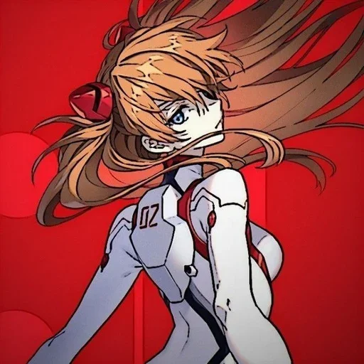 🩸 Стикер «Asuka Langley Soryu» для Telegram
